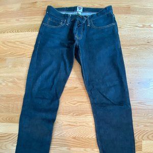 Tellason Ladbroke Grove Tapered Selvage Denim Jeans - Size 32" - 14 oz Indigo